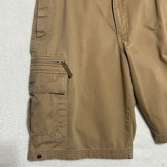 LEE DUNGAREES Mens Cargo Shorts Tan/Khaki Size 33 - Picture 3 of 16
